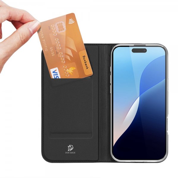 Dux Ducis iPhone 16 Pro Fodral Skin Pro Series Svart