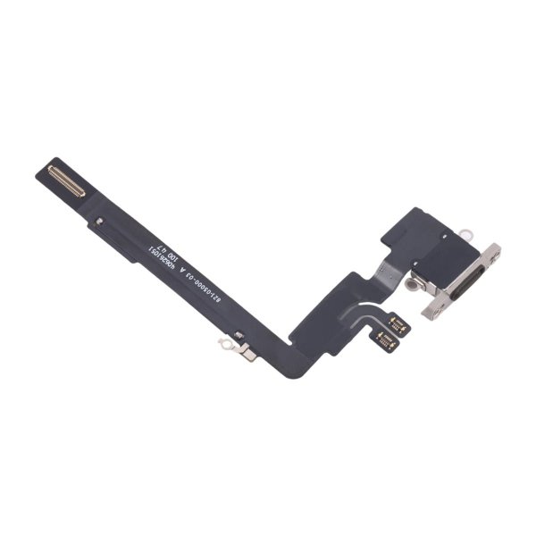 iPhone 16 Pro Laddningskontakt Flexkabel Original - Svart