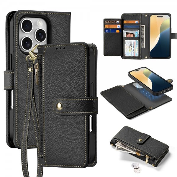 Dux Ducis iPhone 16 Pro Max Fodral 2-i-1 Lawa Series MagSafe Svart