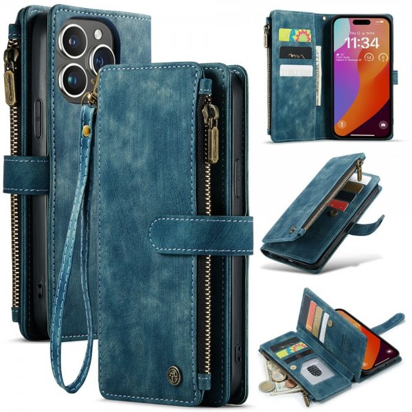 CaseMe iPhone 16 Pro Max Fodral C30 Series Blå