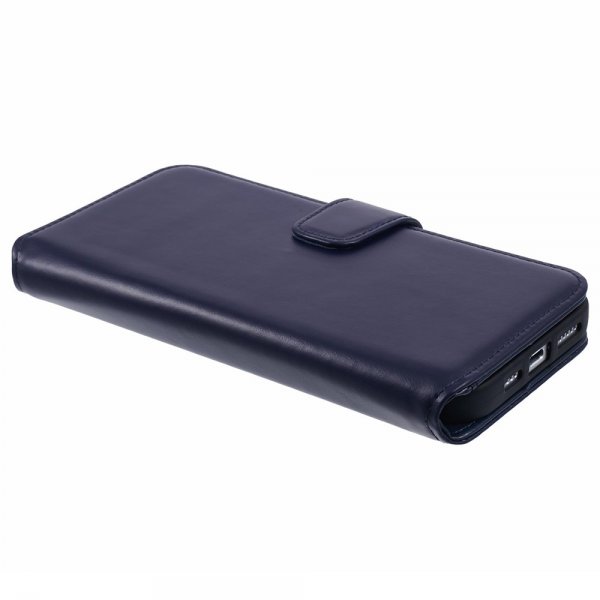 Nordic Covers iPhone 16 Pro Max Fodral Essential Leather Heron Blue