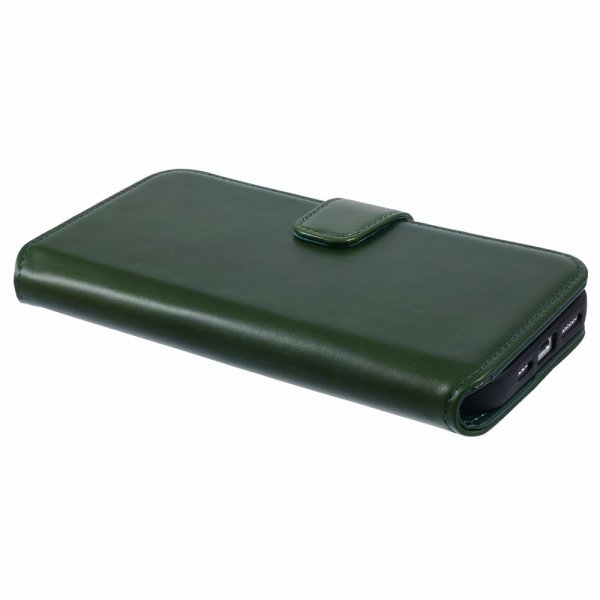Nordic Covers iPhone 16 Pro Max Fodral Essential Leather Juniper Green