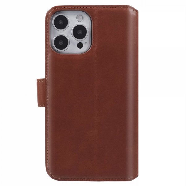 Nordic Covers iPhone 16 Pro Max Fodral Essential Leather Maple Brown