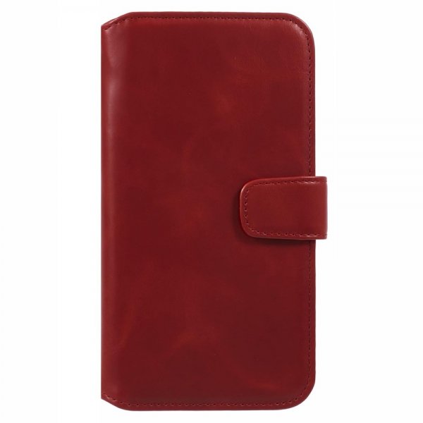 Nordic Covers iPhone 16 Pro Max Fodral Essential Leather Poppy Red