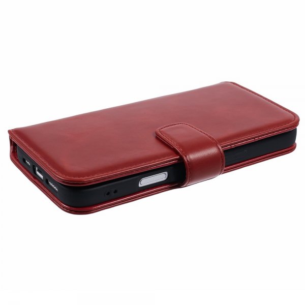 Nordic Covers iPhone 16 Pro Max Fodral Essential Leather Poppy Red