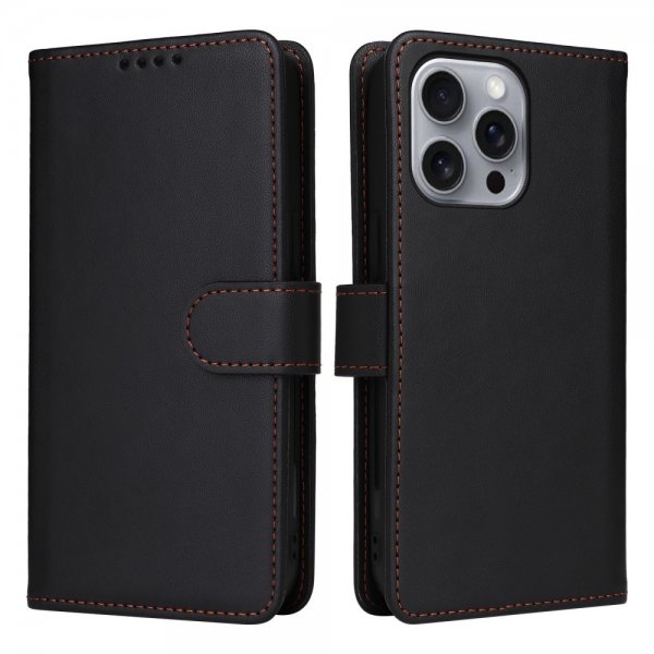Betopnice iPhone 16 Pro Max Fodral med Löstagbart Skal 005 Svart