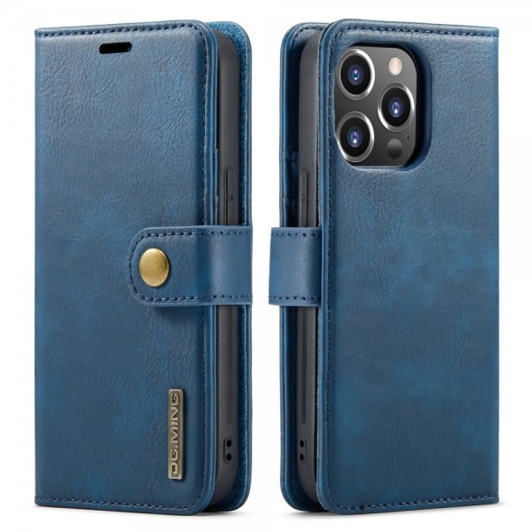 Dg.Ming iPhone 16 Pro Max Fodral med Löstagbart Skal Blå