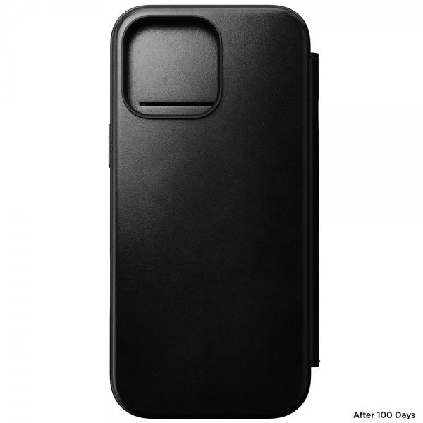 Nomad iPhone 16 Pro Max Fodral Modern Leather Folio Horween Svart