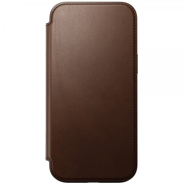 Nomad iPhone 16 Pro Max Fodral Modern Leather Folio Brun