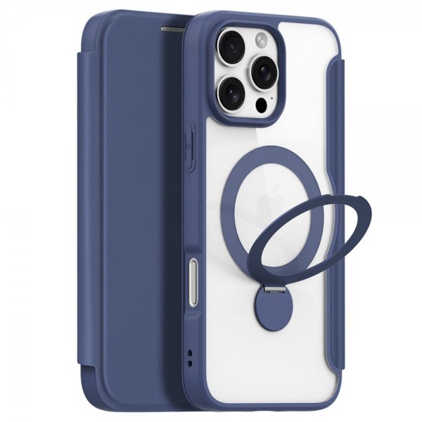 Dux Ducis iPhone 16 Pro Max Fodral Skin X Pro Series Kickstand MagSafe Blå