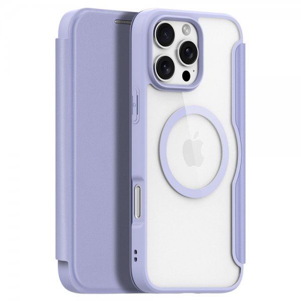 Dux Ducis iPhone 16 Pro Max Fodral Skin X Pro Series MagSafe Lila