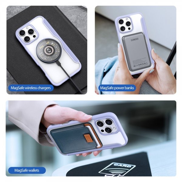 Dux Ducis iPhone 16 Pro Max Fodral Skin X Pro Series MagSafe Lila