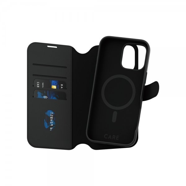 CARE by PanzerGlass iPhone 16 Pro Max Fodral Tango Two-in-One Wallet MagSafe Svart