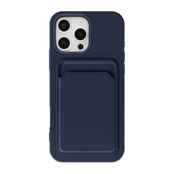 iPhone 16 Pro Max Skal Korthållare Blå