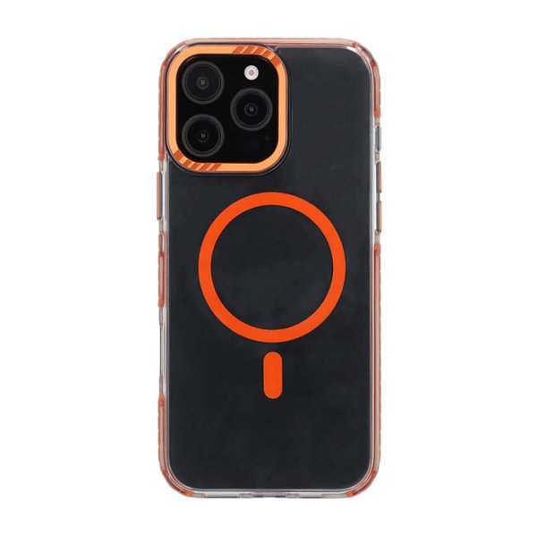 Rvelon iPhone 16 Pro Max Skal TPU MagSafe Orange