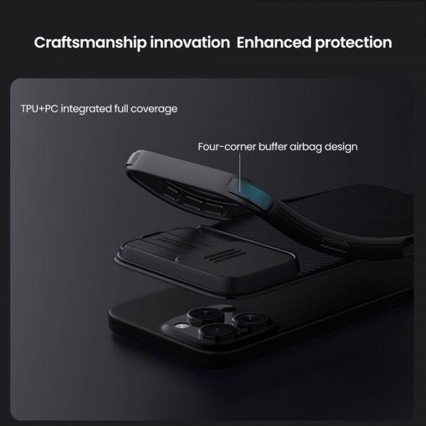 Nillkin iPhone 16 Pro Max Skal CamShield Pro MagSafe Svart