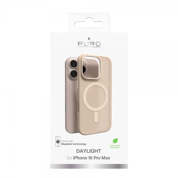 Puro iPhone 16 Pro Max Skal Daylight MagSafe Beige