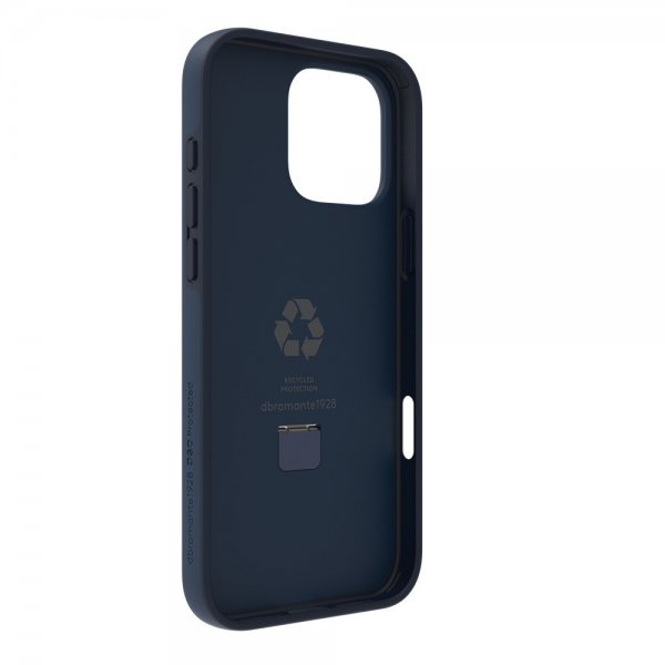 dbramante1928 iPhone 16 Pro Max Skal Iceland Ultra D3O MagSafe Kickstand Blå