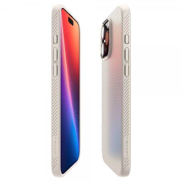 Spigen iPhone 16 Pro Max Skal Liquid Air Natural Titanium