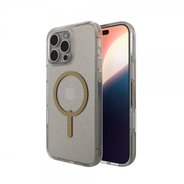 ZAGG iPhone 16 Pro Max Skal Milan Snap Gold Glitter
