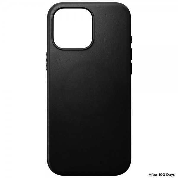 Nomad iPhone 16 Pro Max Skal Modern Leather Case Svart