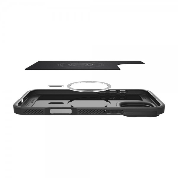Spigen iPhone 16 Pro Max Skal Optik Armor MagFit Svart
