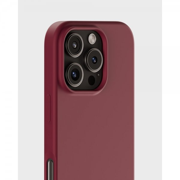 holdit iPhone 16 Pro Max Skal Silikon Red Velvet