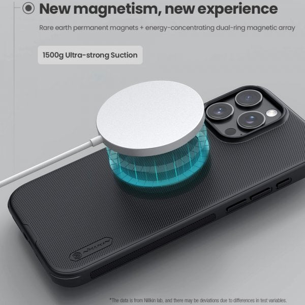 Nillkin iPhone 16 Pro Max Skal Super Frosted Shield Pro MagSafe Svart