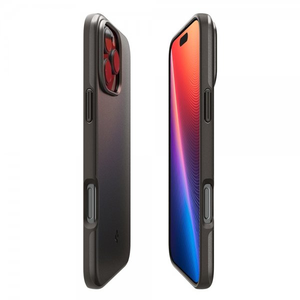 Spigen iPhone 16 Pro Max Skal Thin Fit MagFit Gunmetal