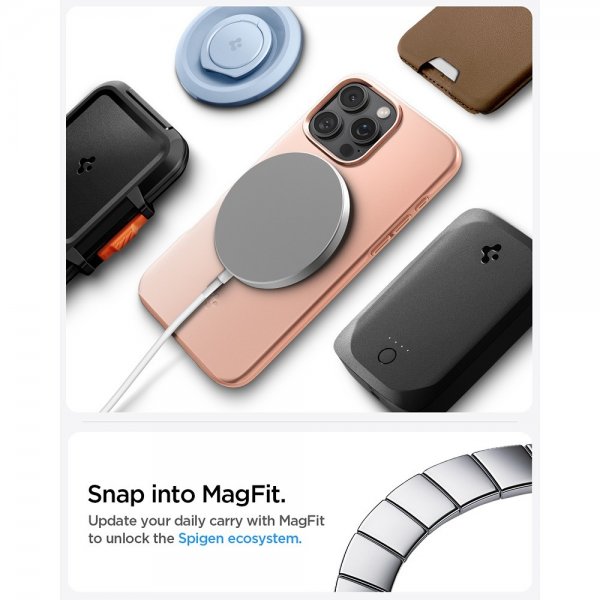 Spigen iPhone 16 Pro Max Skal Thin Fit MagFit Rose Titanium