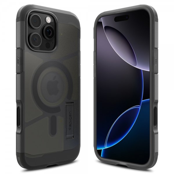 Spigen iPhone 16 Pro Max Skal Tough Armor T MagFit Frost Black