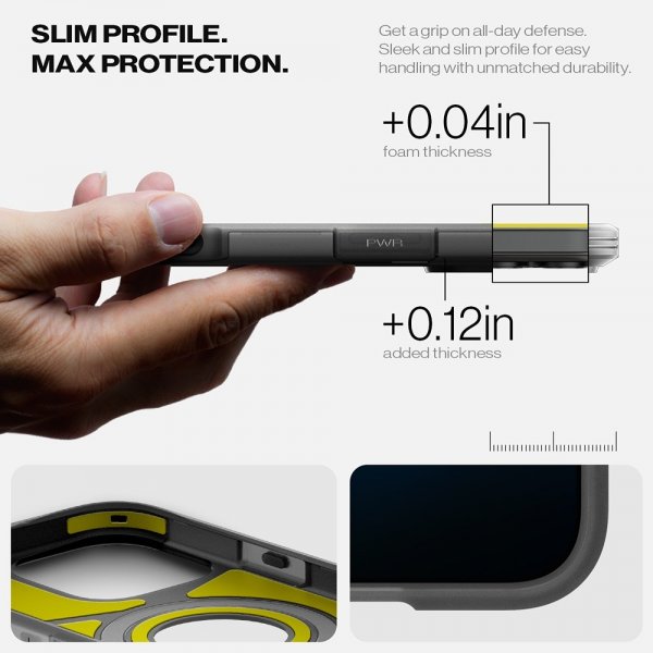 Spigen iPhone 16 Pro Max Skal Tough Armor T MagFit Frost Black