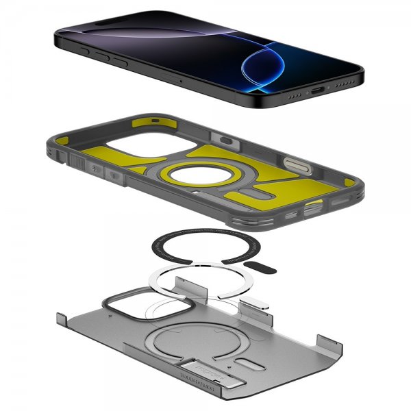 Spigen iPhone 16 Pro Max Skal Tough Armor T MagFit Frost Black