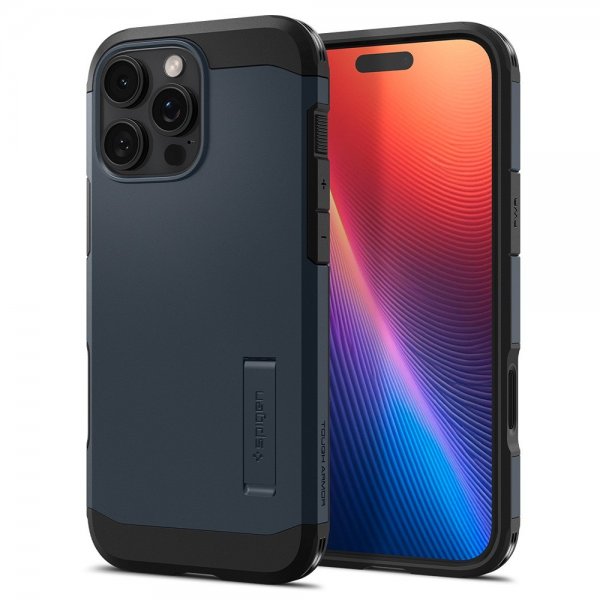 Spigen iPhone 16 Pro Max Skal Tough Armor T MagFit Metal Slate