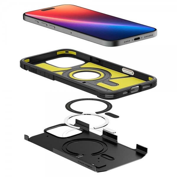 Spigen iPhone 16 Pro Max Skal Tough Armor T MagFit Svart