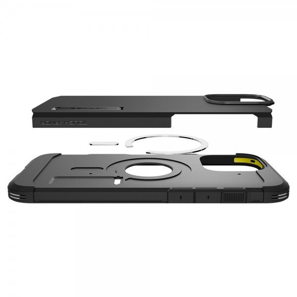 Spigen iPhone 16 Pro Max Skal Tough Armor T MagFit Svart