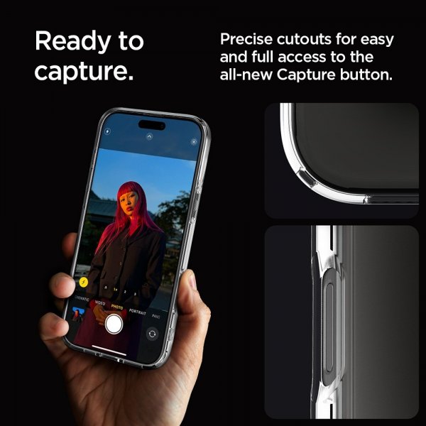 Spigen iPhone 16 Pro Max Skal Ultra Hybrid Crystal Clear