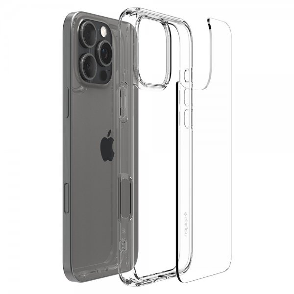 Spigen iPhone 16 Pro Max Skal Ultra Hybrid Crystal Clear