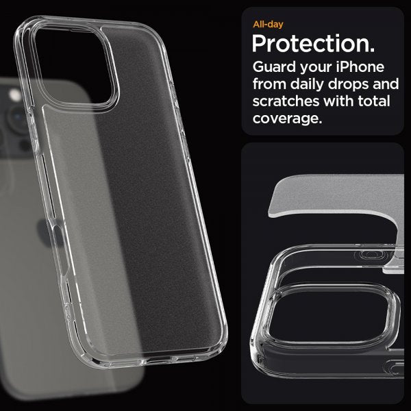Spigen iPhone 16 Pro Max Skal Ultra Hybrid Frost Clear
