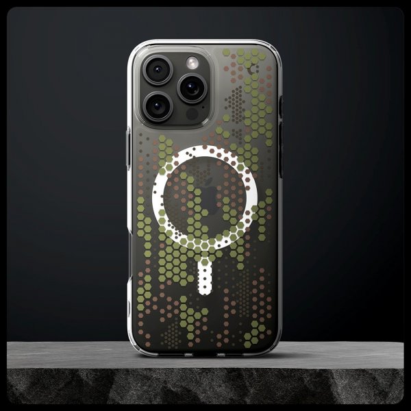 Spigen iPhone 16 Pro Max Skal Ultra Hybrid MagFit Digital Camo