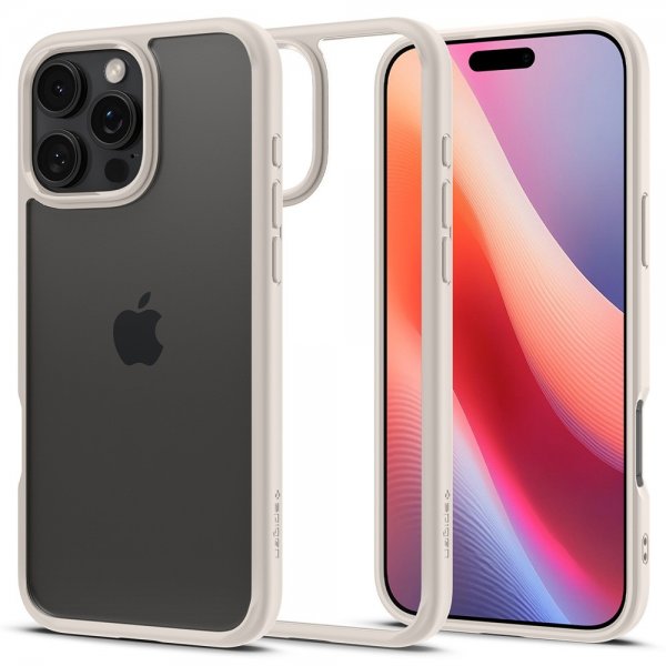 Spigen iPhone 16 Pro Max Skal Ultra Hybrid Natural Titanium
