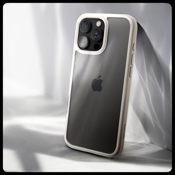 Spigen iPhone 16 Pro Max Skal Ultra Hybrid Natural Titanium