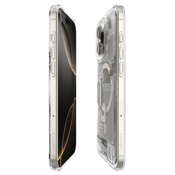 Spigen iPhone 16 Pro Max Skal Ultra Hybrid Zero One MagFit Natural Titanium