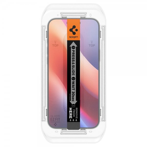 Spigen iPhone 16 Pro Max/iPhone 17 Pro Max Skärmskydd GLAS.tR EZ Fit 2-pack