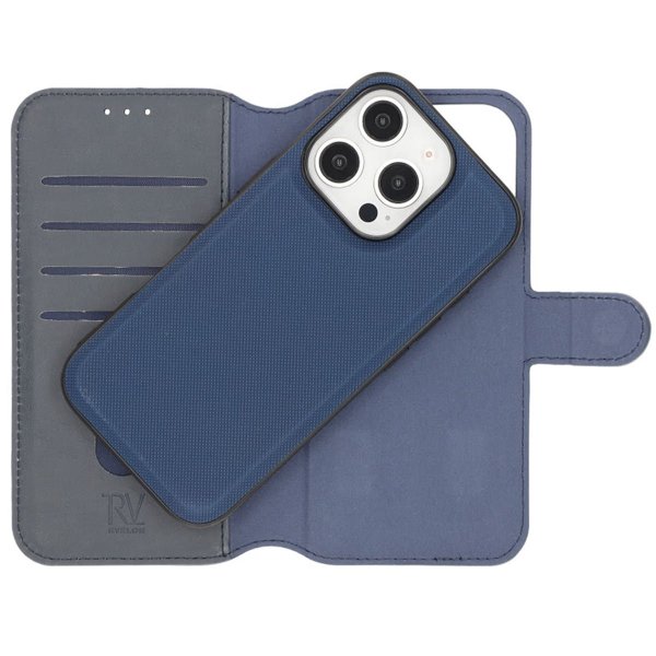 Rvelon iPhone 16 Pro Fodral Magnetiskt Avtagbart Skal Blå