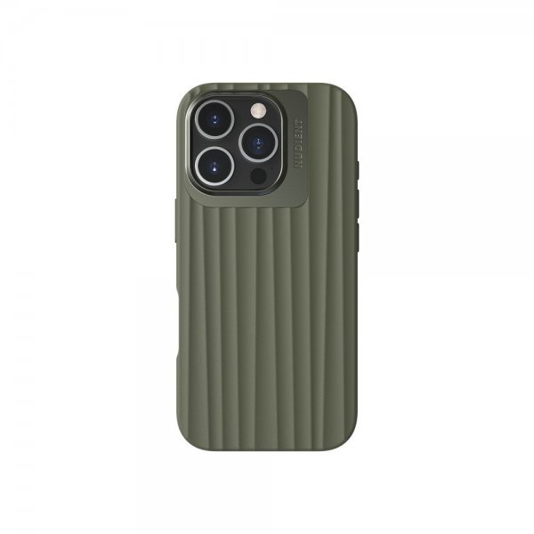 Nudient iPhone 16 Pro Skal Bold MagSafe Olive Green
