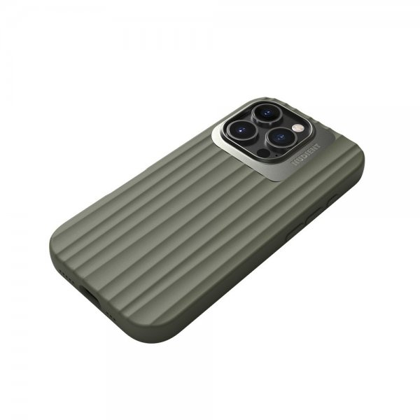 Nudient iPhone 16 Pro Skal Bold MagSafe Olive Green