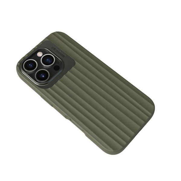 Nudient iPhone 16 Pro Skal Bold MagSafe Olive Green