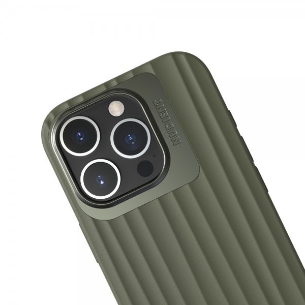 Nudient iPhone 16 Pro Skal Bold MagSafe Olive Green