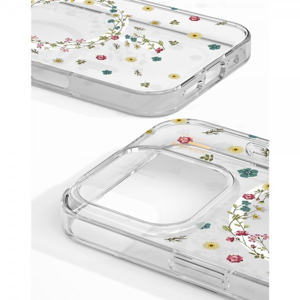 Ideal of Sweden iPhone 16 Pro Skal Clear Case MagSafe Petite Floral